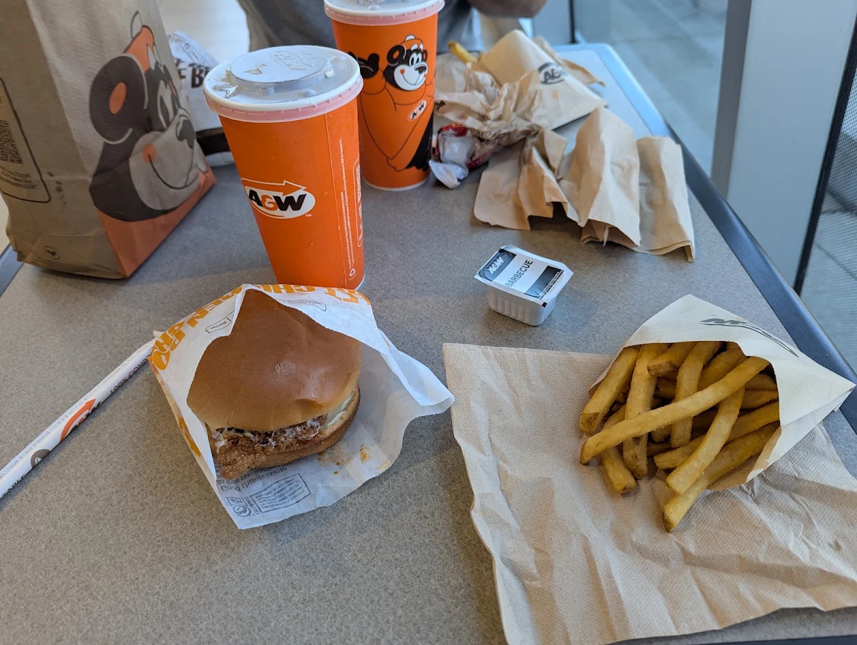 Nashville Hot Chicken Sandwich and Fries