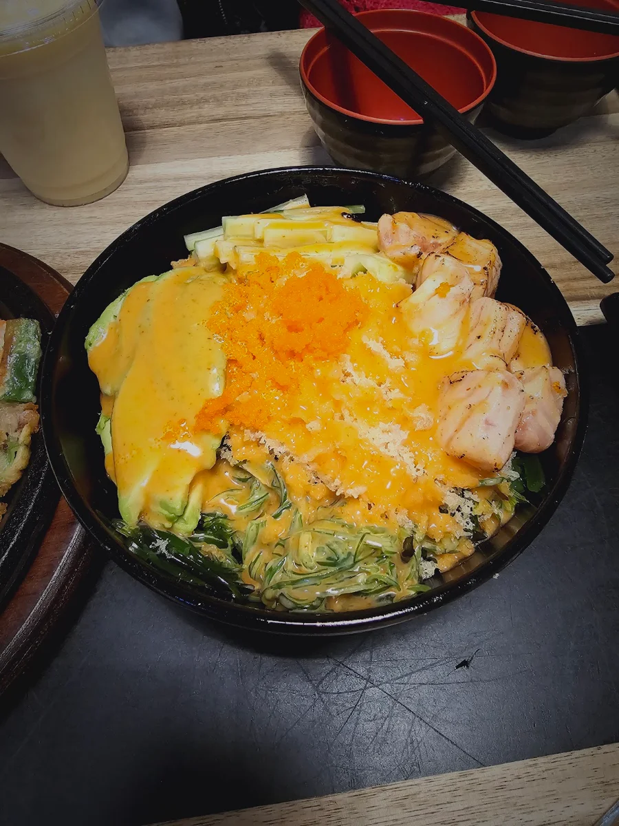 Torched Salmon Poke