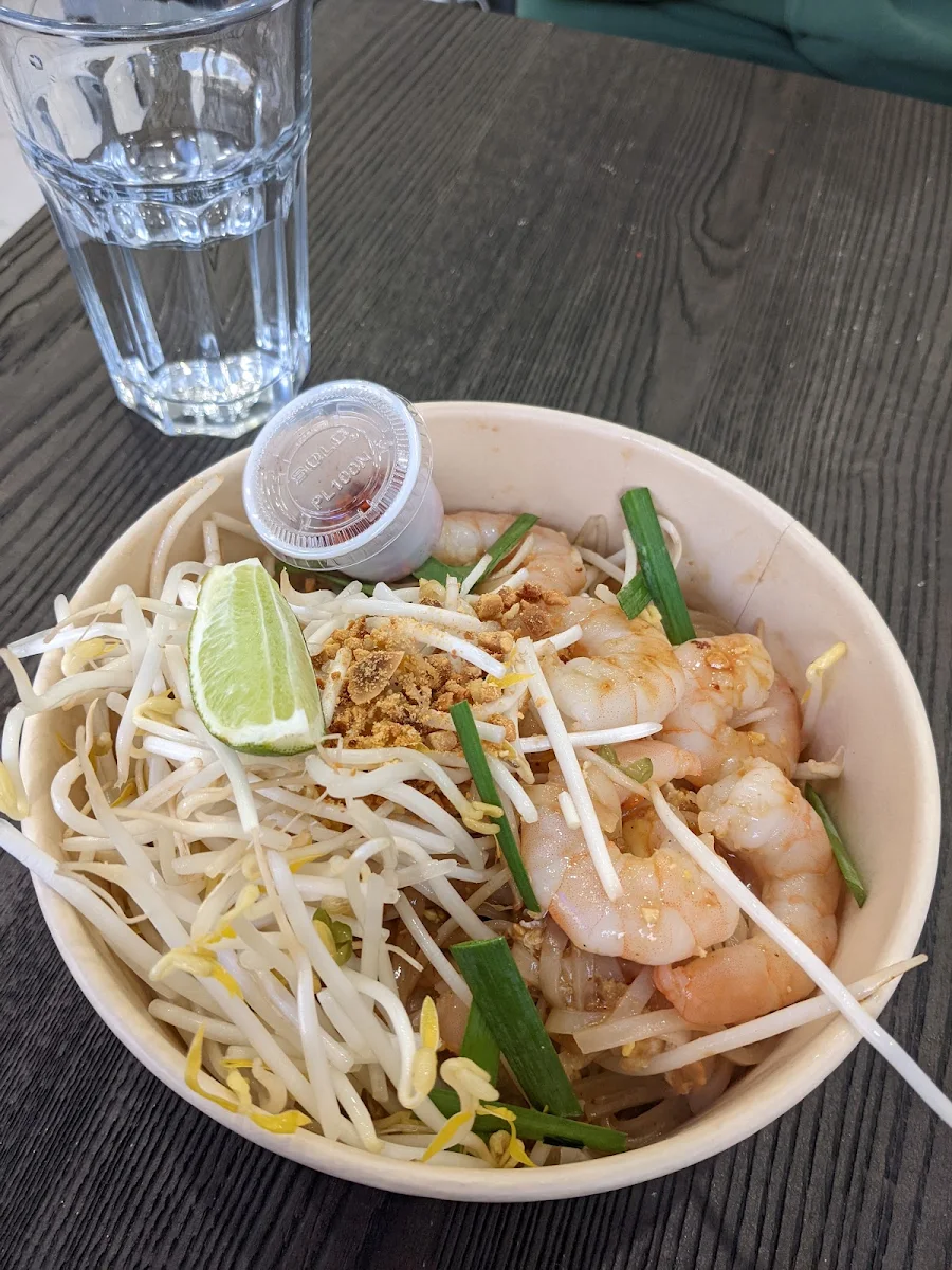 Pad Thai Black Tiger Prawns
