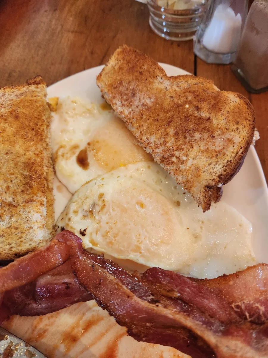 2 Eggs Bacon Home Fries and Toast