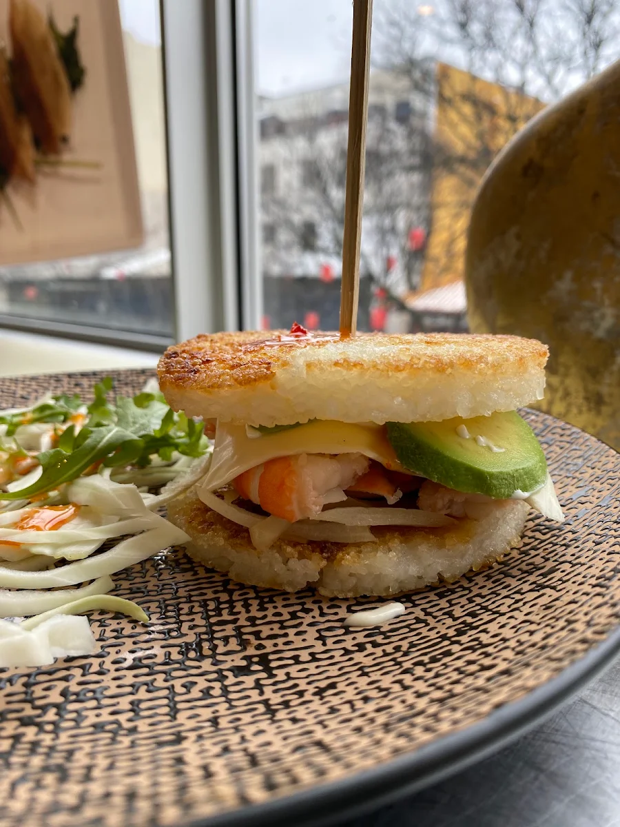 King Prawn Rice Burger