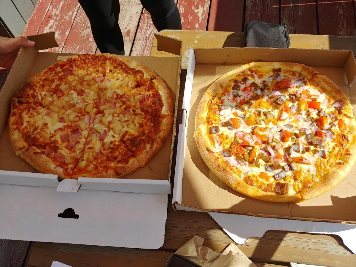Donair Pizza and Hawaiian Pizza