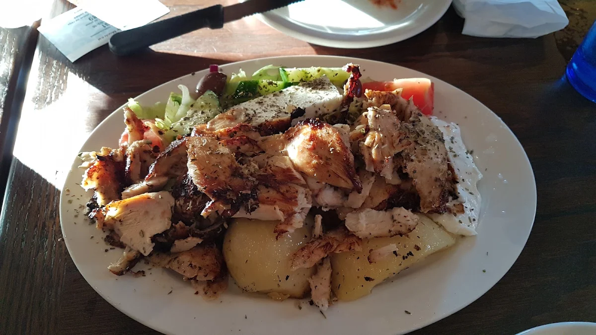 Assiette Gyro Au Poulet Chicken Gyro Platter
