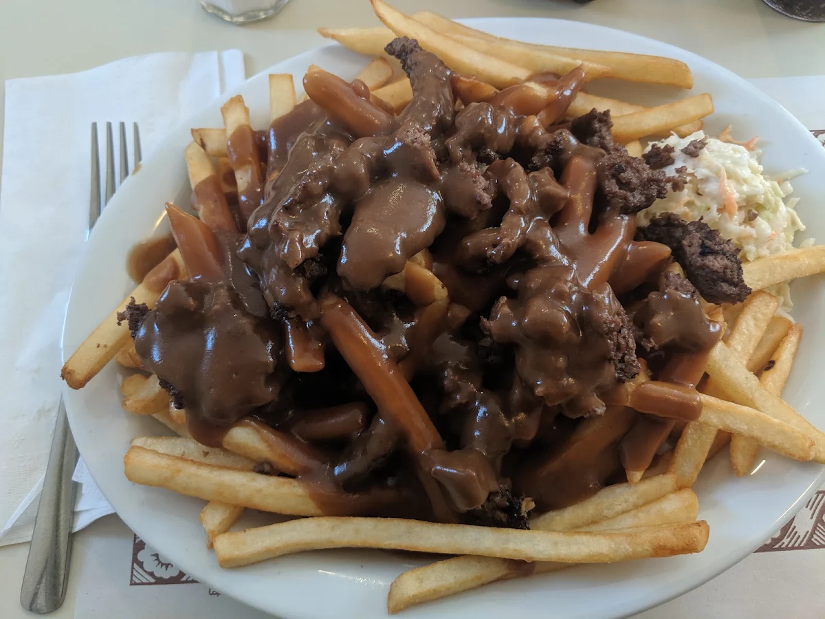 Loose Hamburger and Fries
