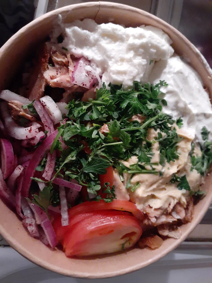 Chicken Rice and Salad Combo