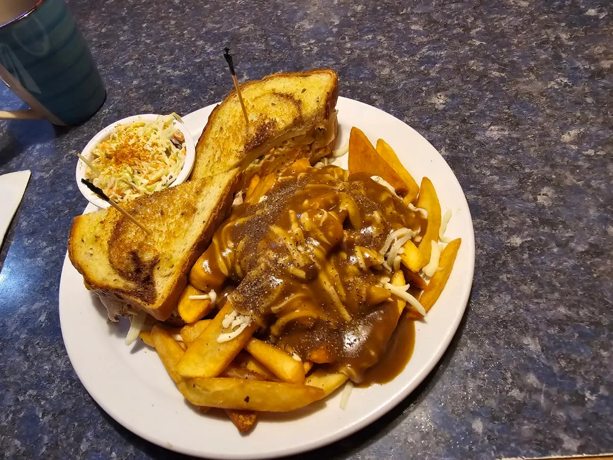 Turkey Sandwich Special with Poutine