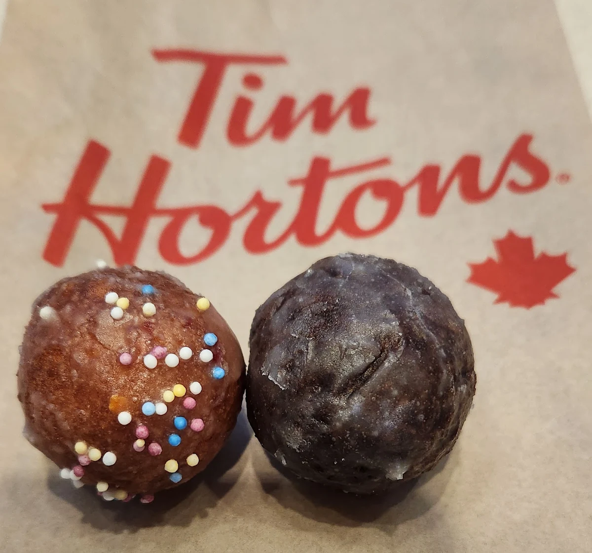 Chocolate Glazed Timbit