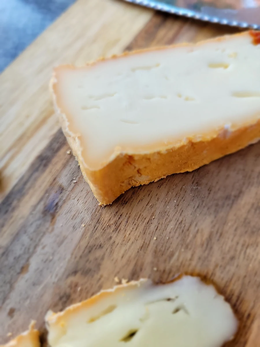 Cheese Board with the Hard Rind Cheese Plate