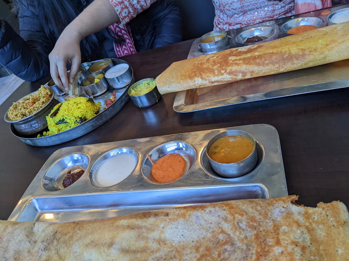 Podi Masala Dosa and Mysore Masala Dosa