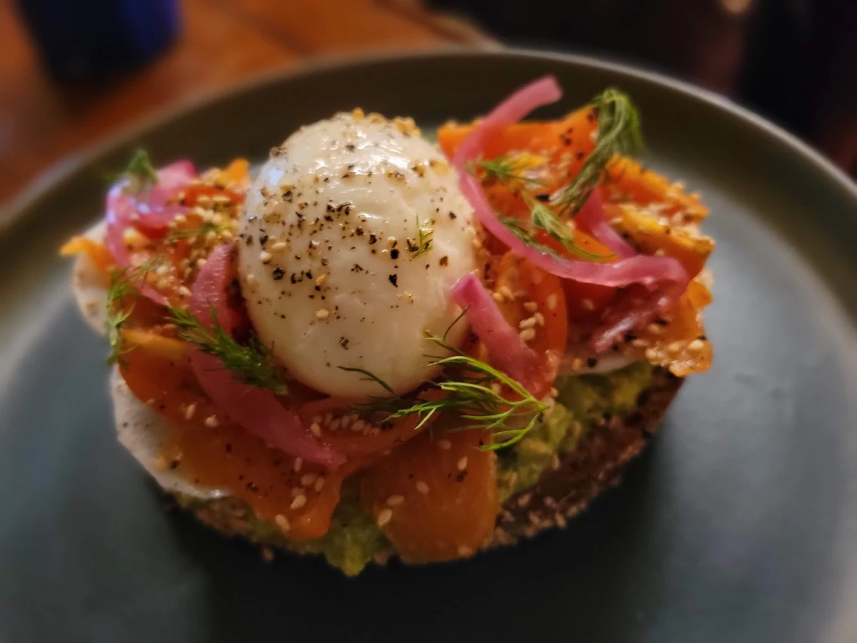 Avocado Toast with Smoked Salmon and Egg