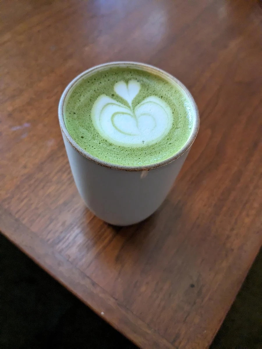 Matcha Latte with Oat Milk