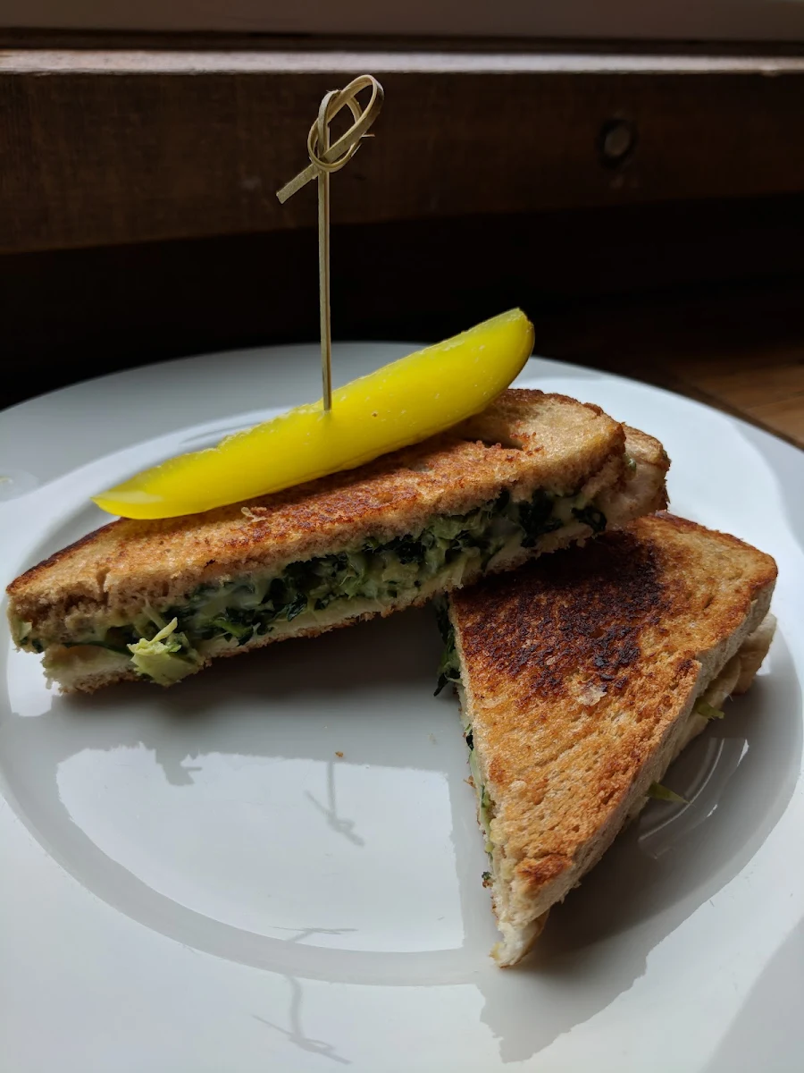 Spinach Dip Grilled Cheese