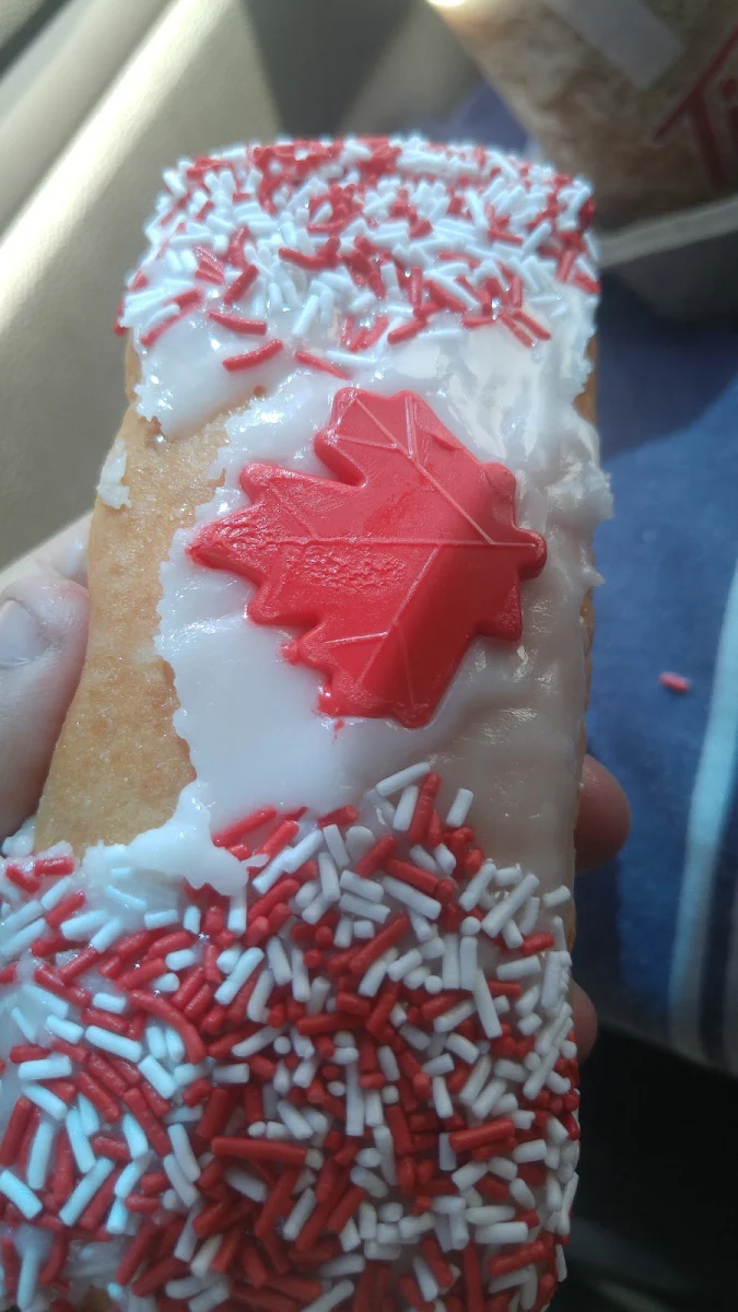 Canada Day Donuts