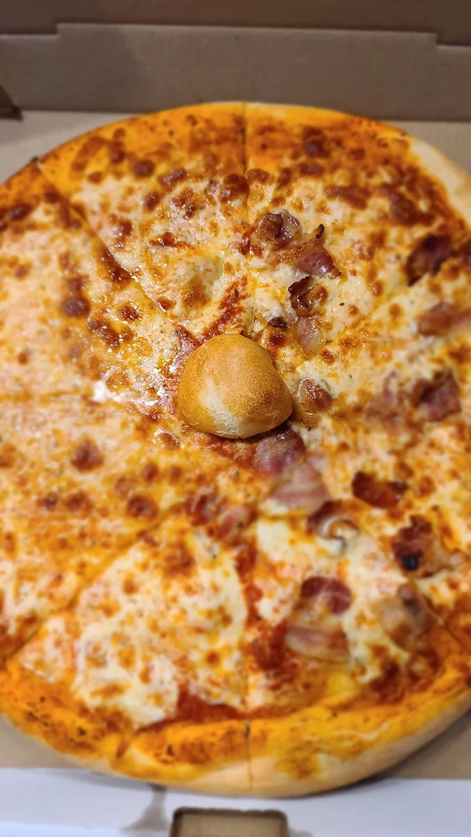 Pizza Cheese Half Bacon