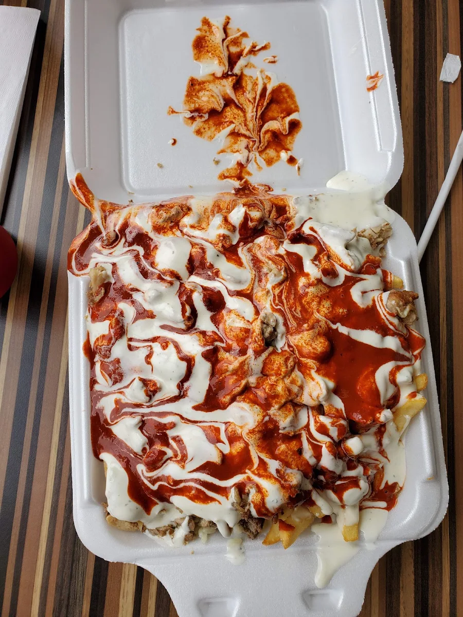 Half and Half Chicken Shawarma Plate