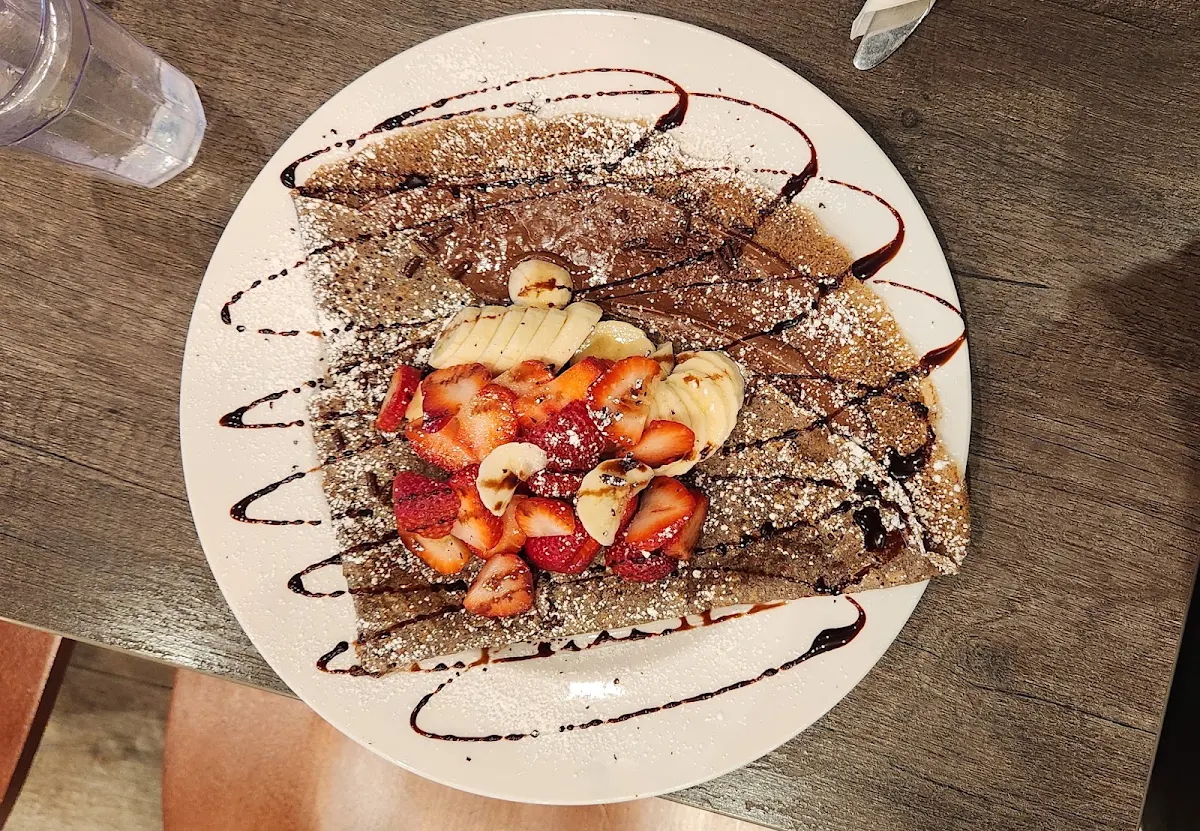 Strawberry Banana Nutella Crepe