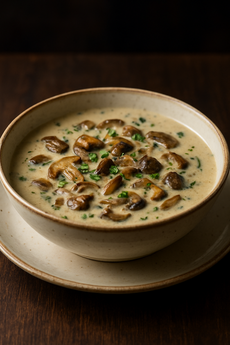 Aurora Wild Mushroom Soup