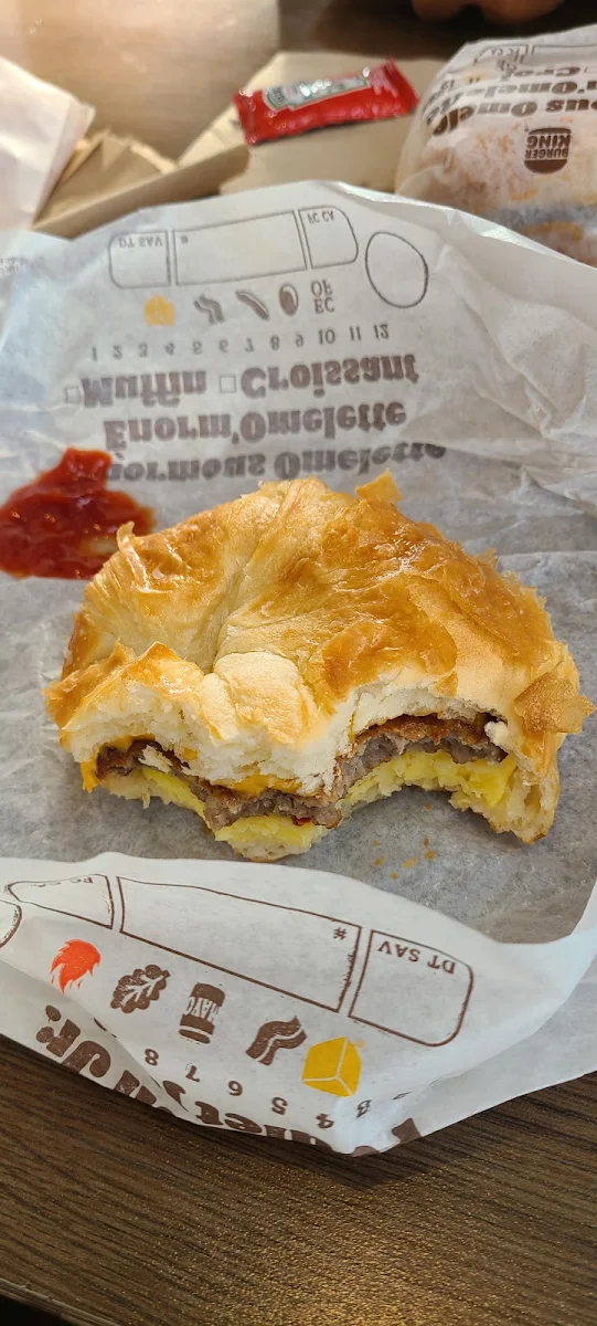 Sausage and Egg Croissant Sandwich