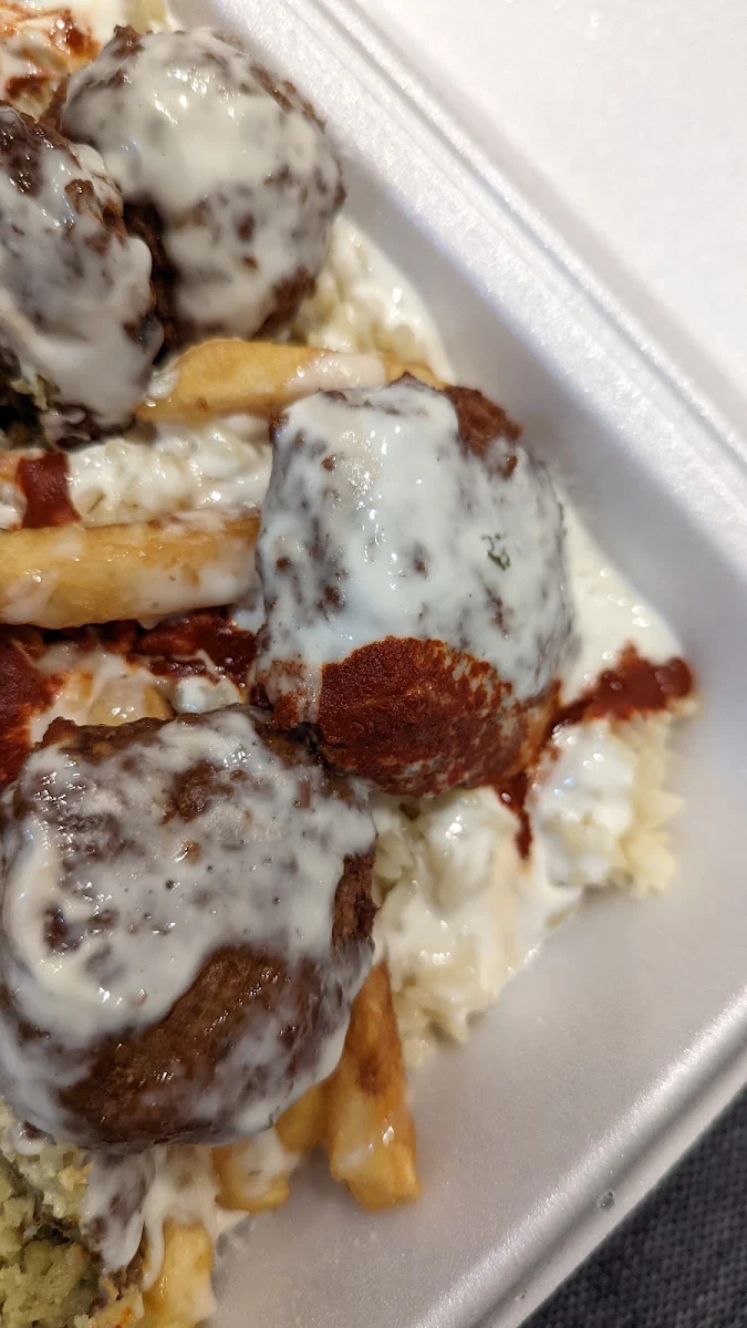 Half and Half Falafel Plate