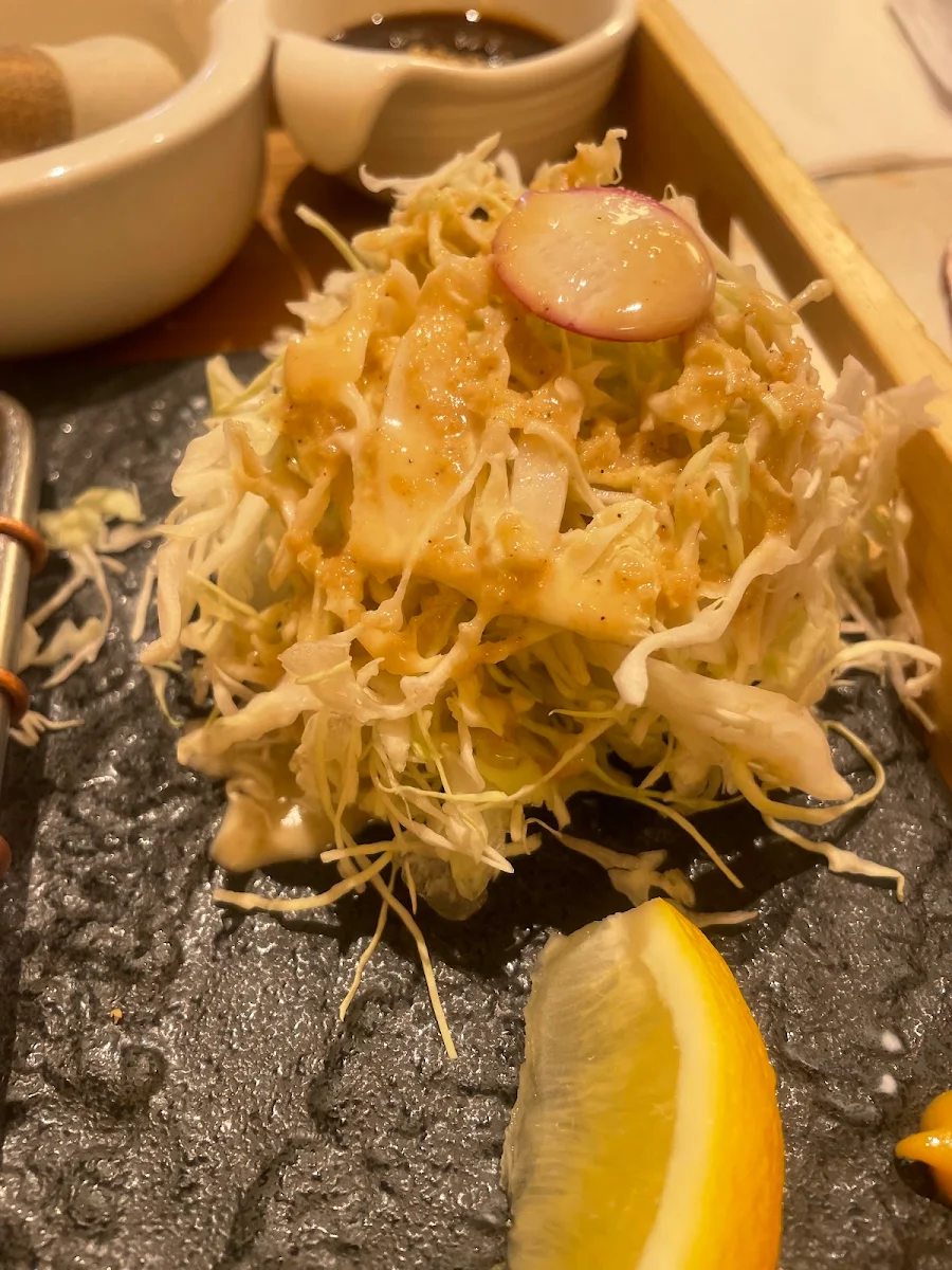 Japanese Cabbage Salad Before Dressing