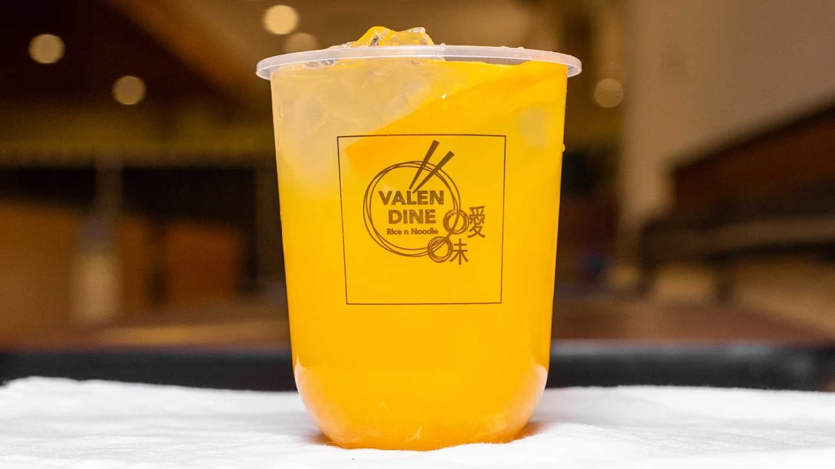 Iced Passion Fruit Tea No Pearl