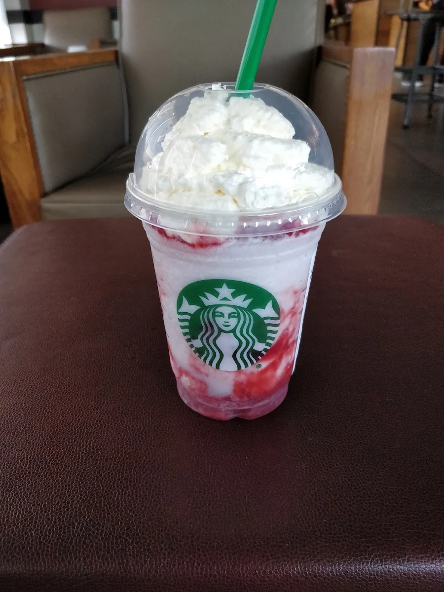 Crème Frappée Frappuccino À la Fraise