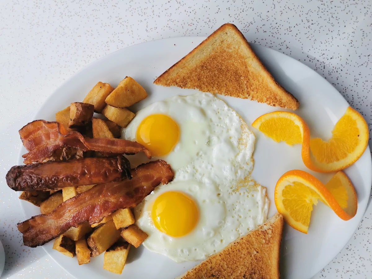 One Egg with Toast and Home Fries