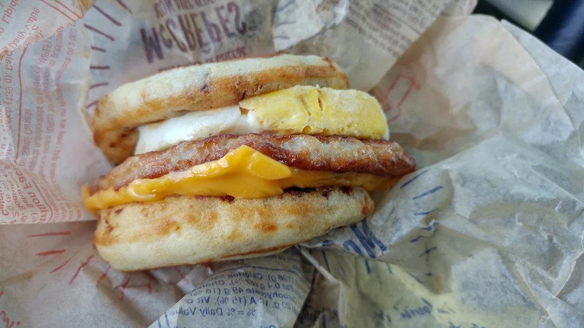 Sausage Egg & Cheese Mcgriddles