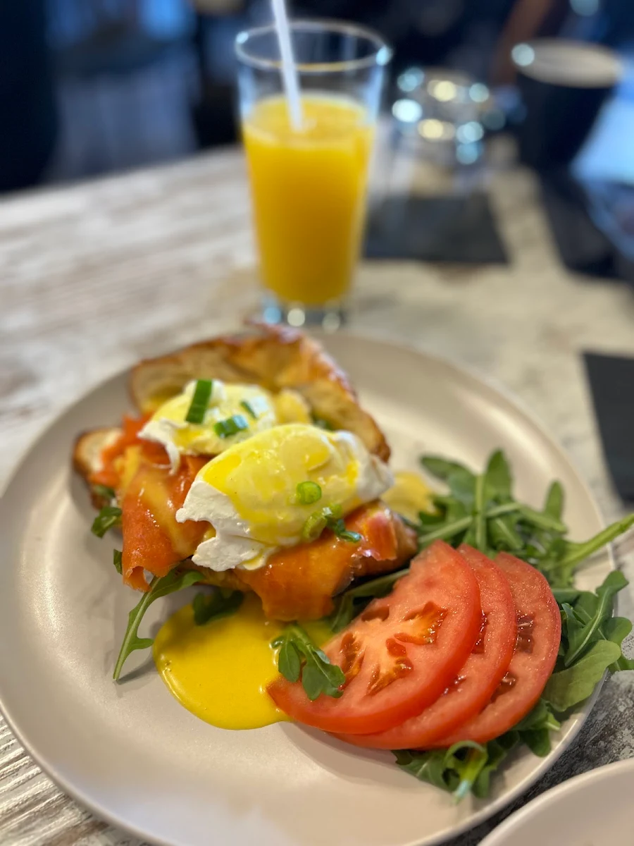 Warm Croissant Smoked Salmon