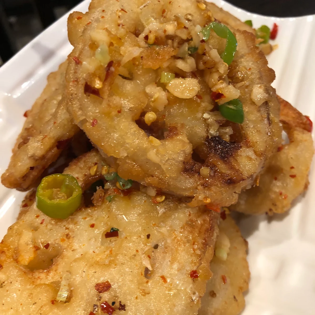 Fried Lotus Root Slices