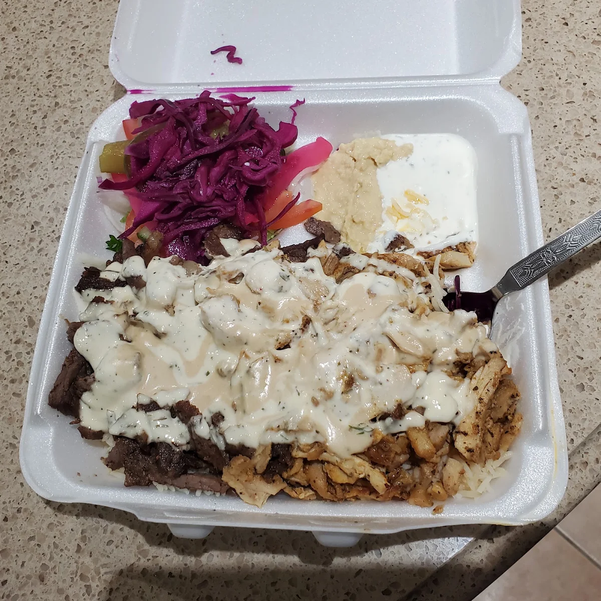 Beef Shawarma Platter