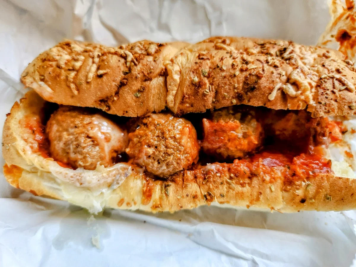 Meatball Parmigiana Sub