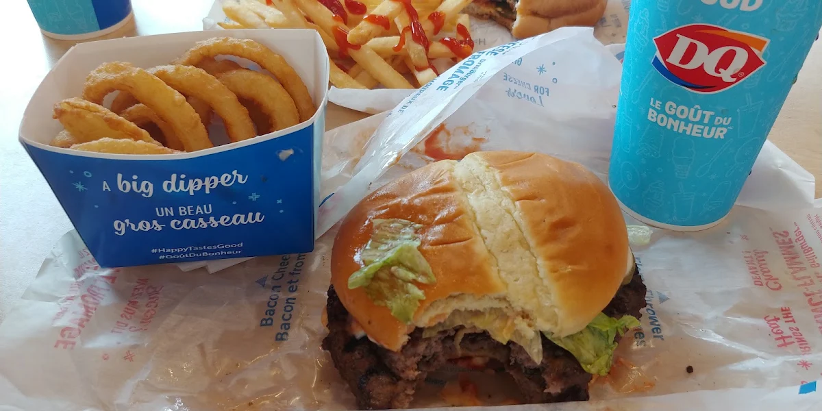 Double Burger with Fries and Smothered in Ketchup