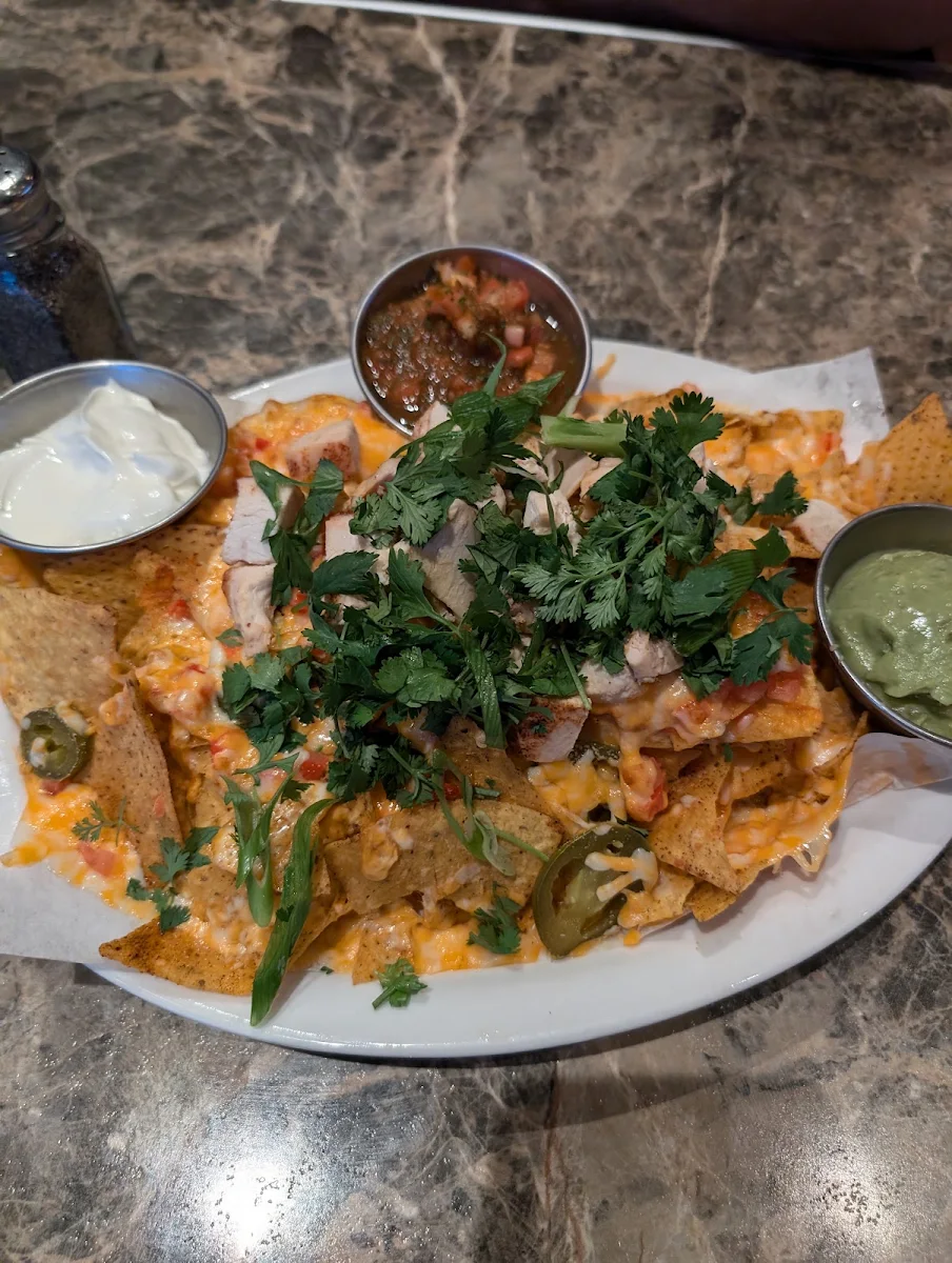 Loaded Nachos with Chicken