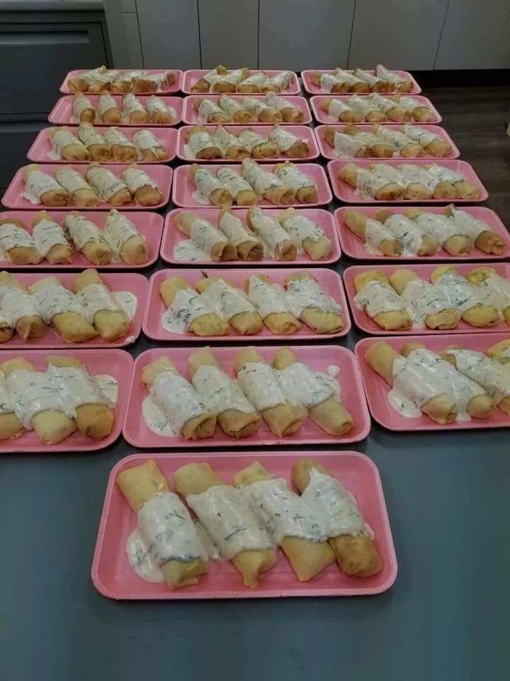 Nalysnyky with Sweet Cream Dill Sauce