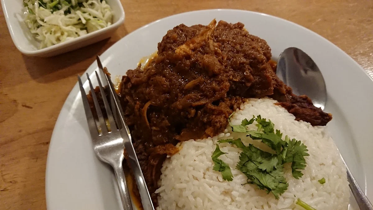 Burmese Style Biryani with Marinated Roasted Chicken