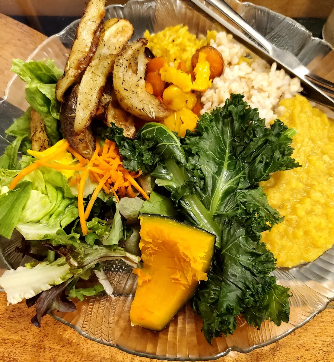 Buffet Plate, Green Cuisine Vegetarian Restaurant