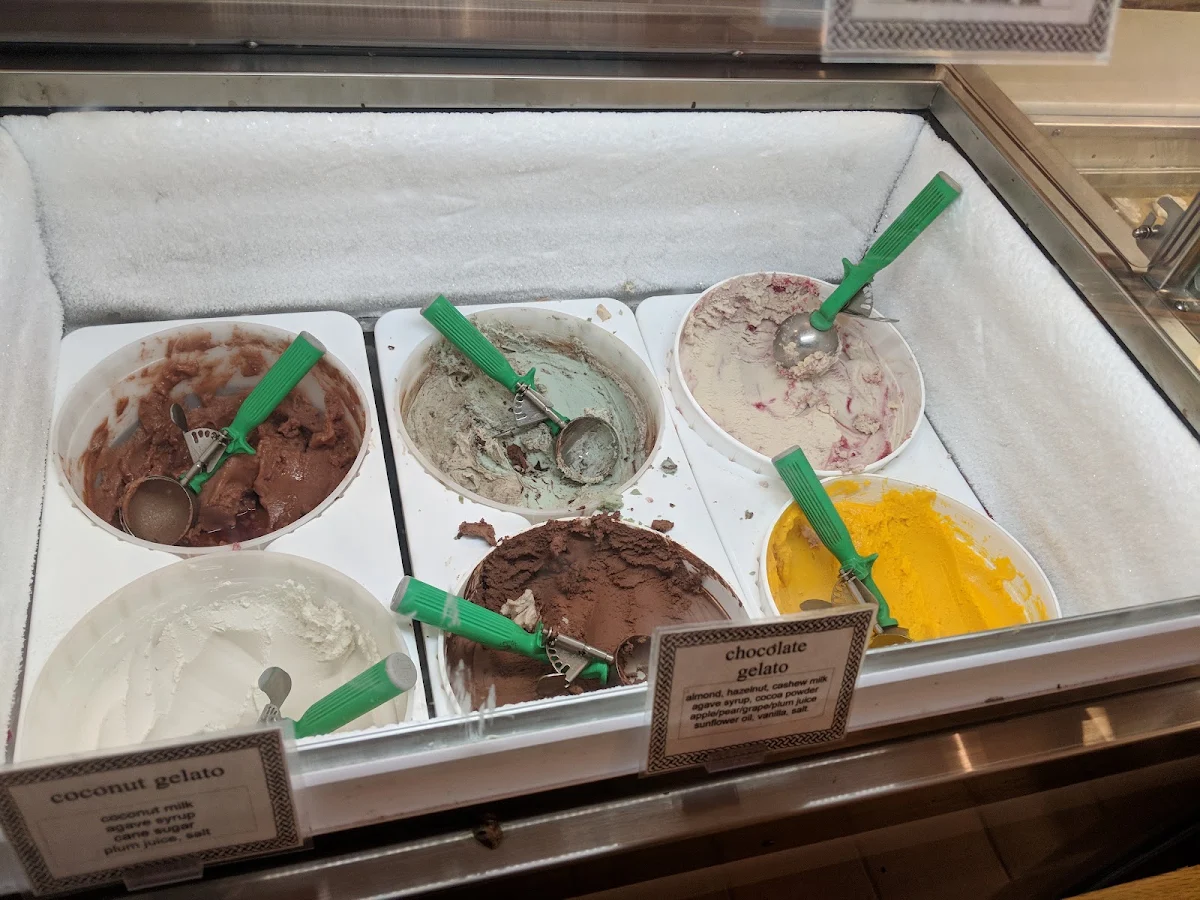 Homemade Gelatos, Green Cuisine Vegetarian Restaurant