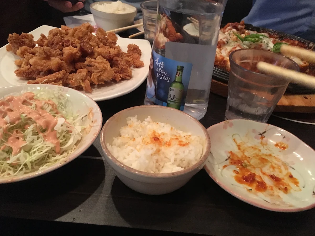 Side Salad and Rice