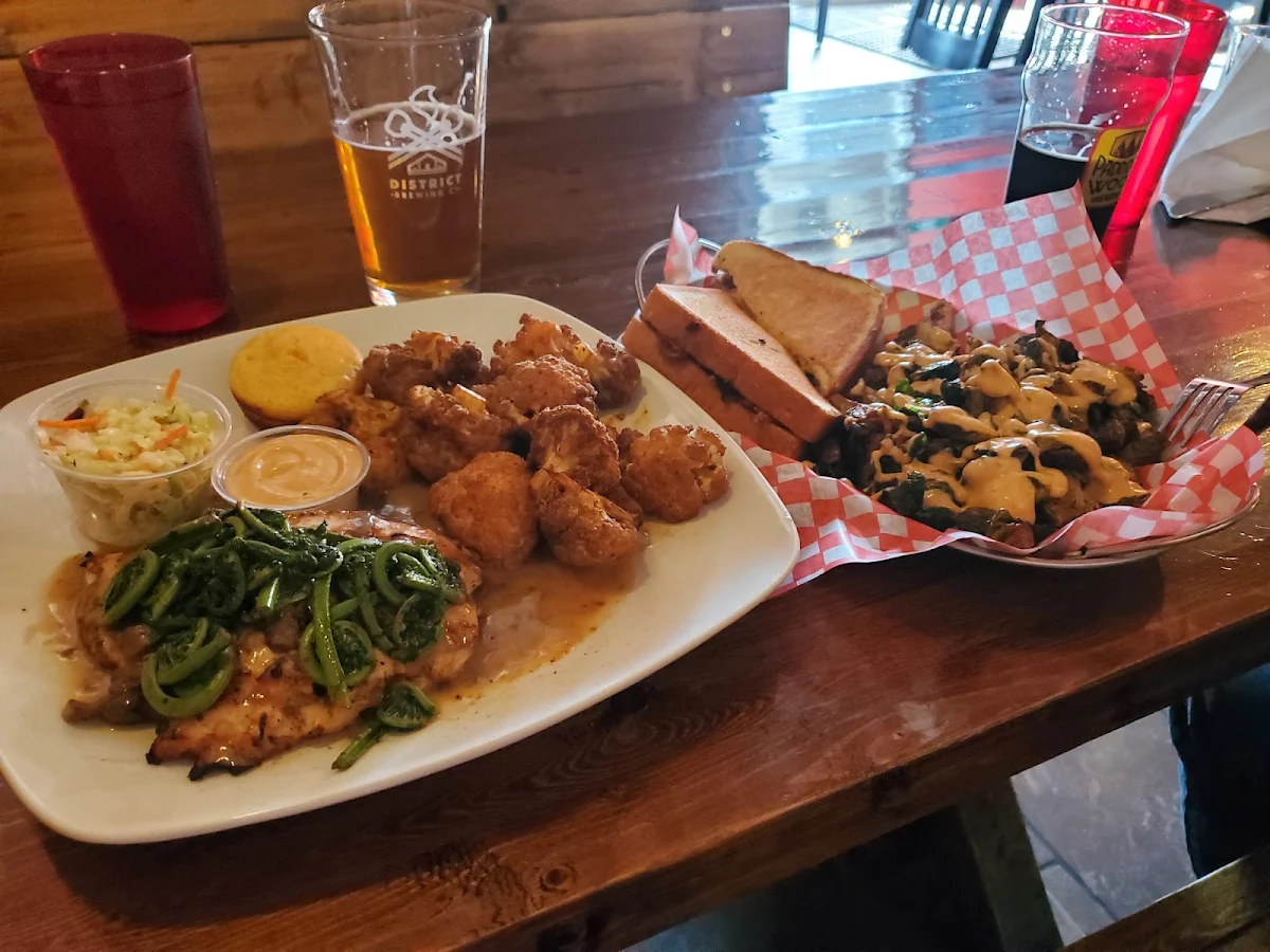 Chicken in the Woods & Sloppy Pig Grilled Cheese