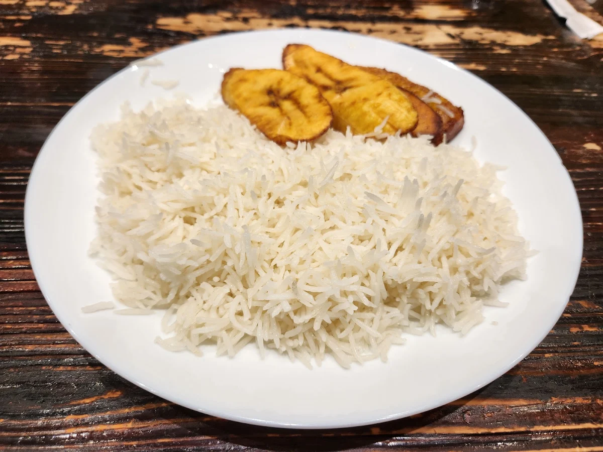 An Order of Basmati Rice an Order of Plantain