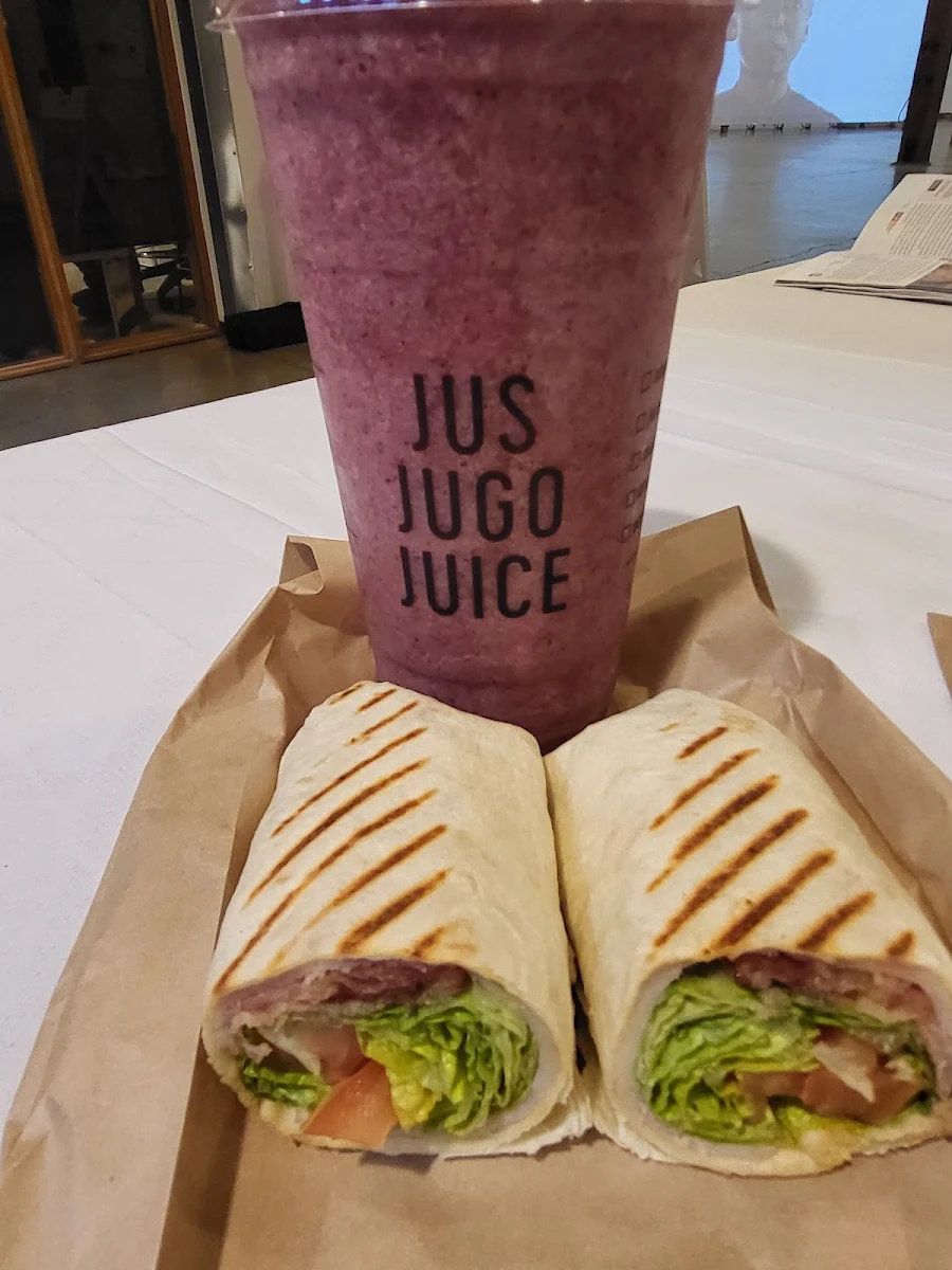 Turkey Bacon Wrap & Very Berry