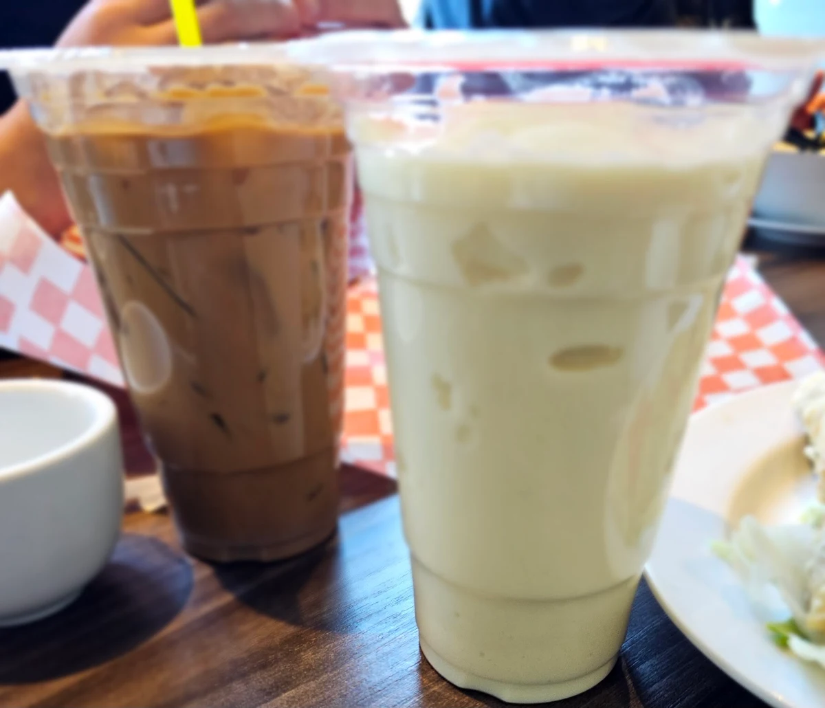 Ice Coffee with Condense Milk N Durian Milk Shakes