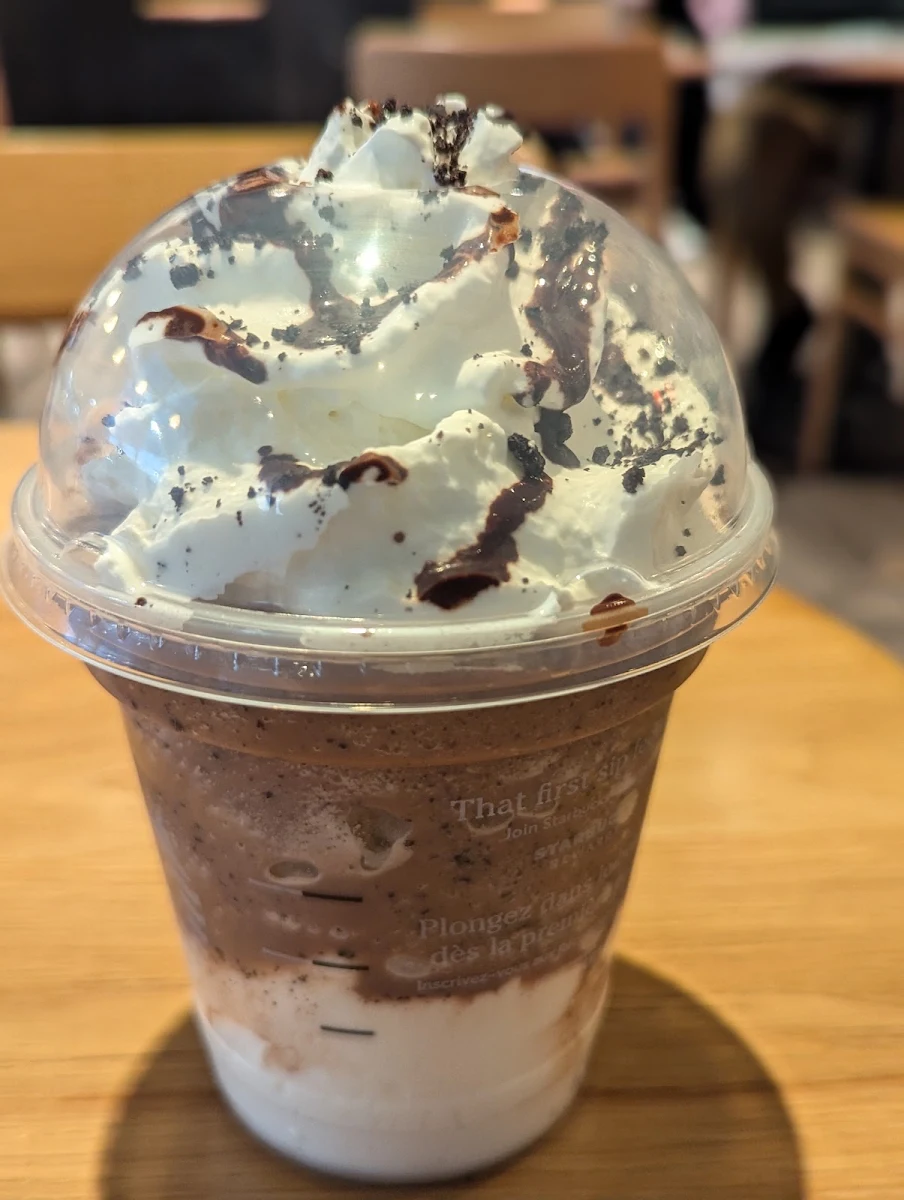 Chocolate Cookie Cream Frappuccino