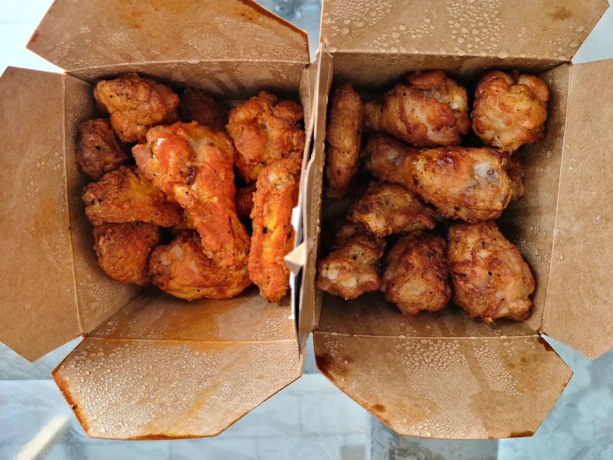 Bacon and Maple Bacon Wings