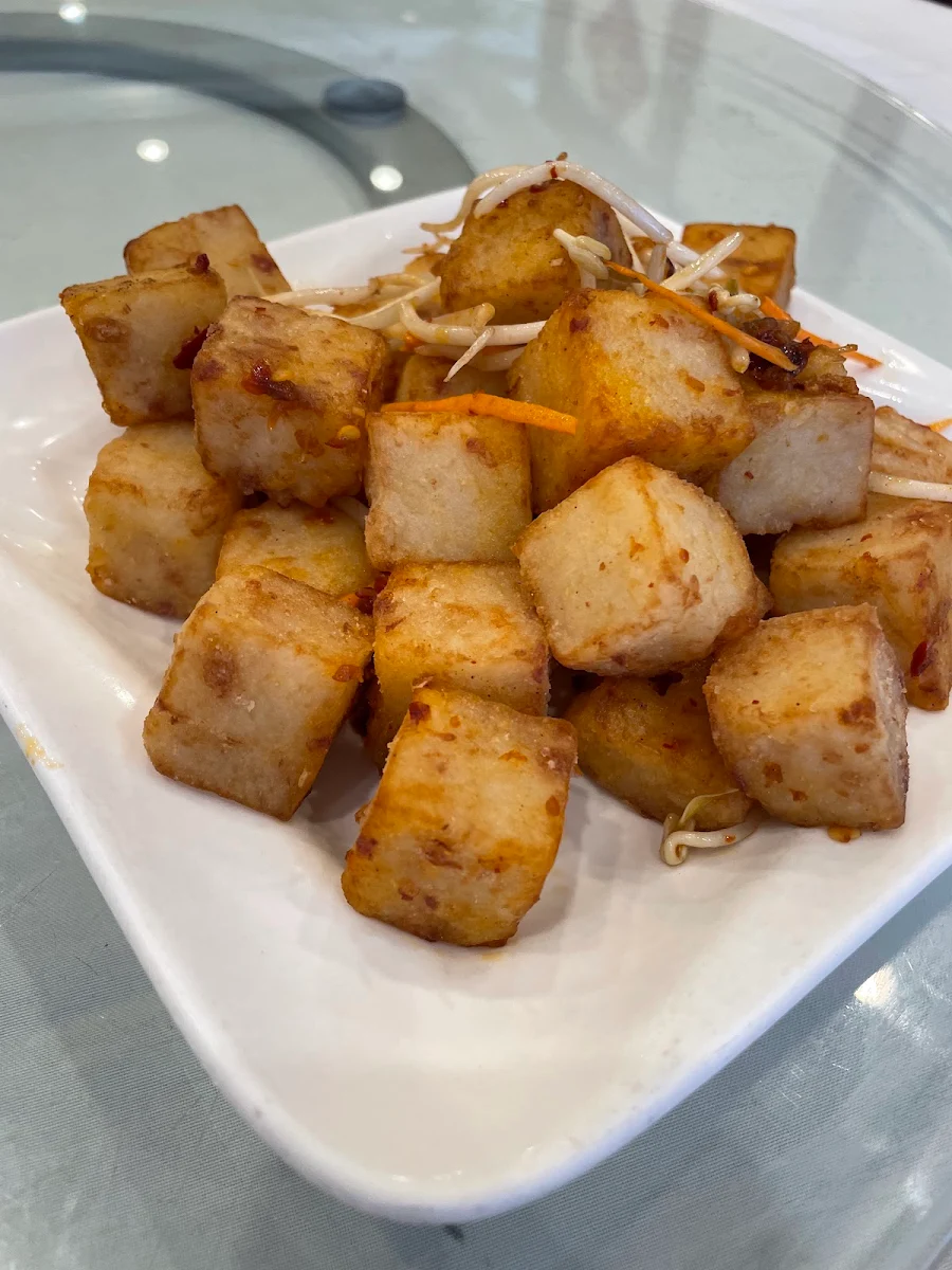 Stir Fried Radish Cake with XO Sauce