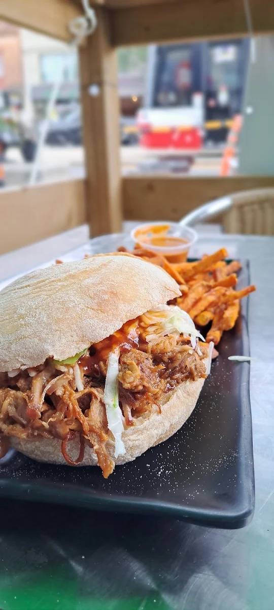 Smoked Pulled Pork Sandwich