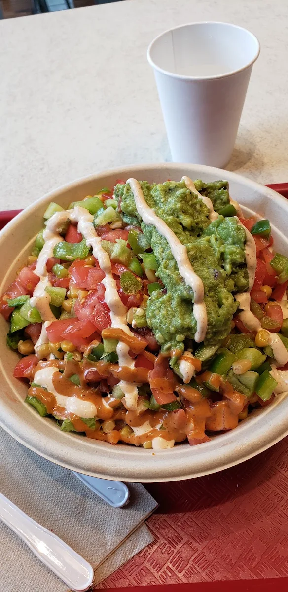 Buffalo Chicken Burrito Bowl