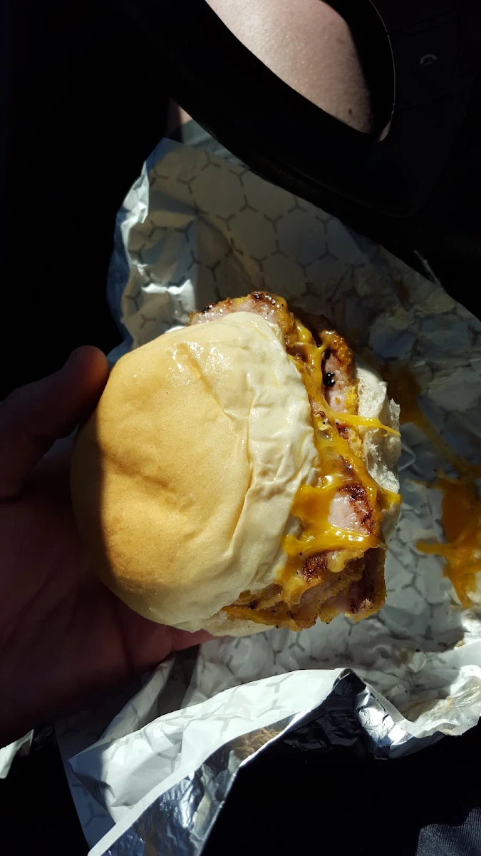 Peameal Cheddar Sandwich