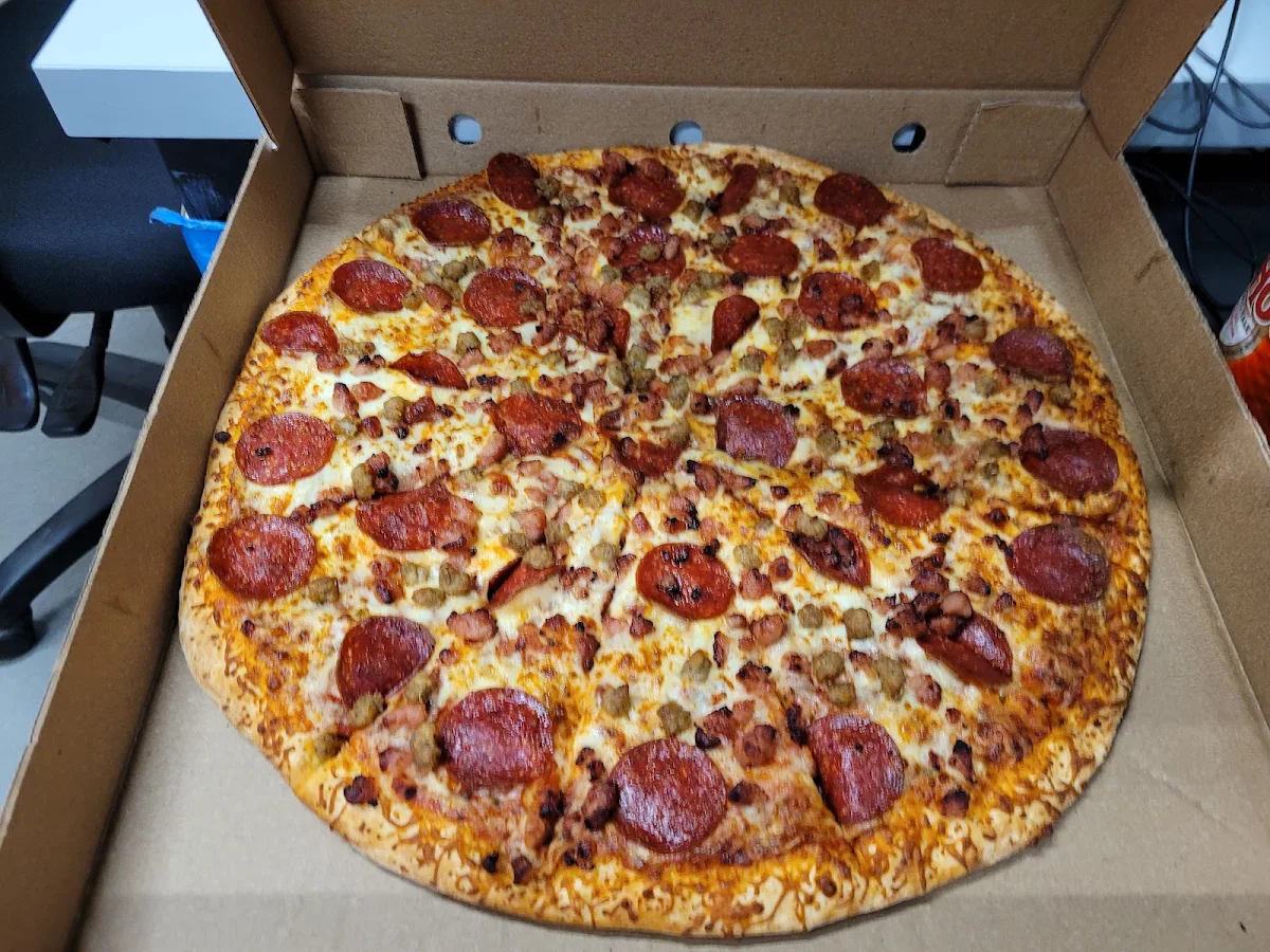 Pepperoni Bacon Sausage XL Pizza